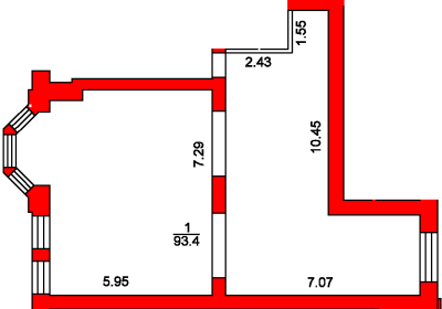 План помещения 1022 Пароменская 8а